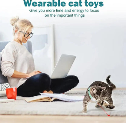 Cat Collar Automatic Laser Hands-Free Adjustable Fit