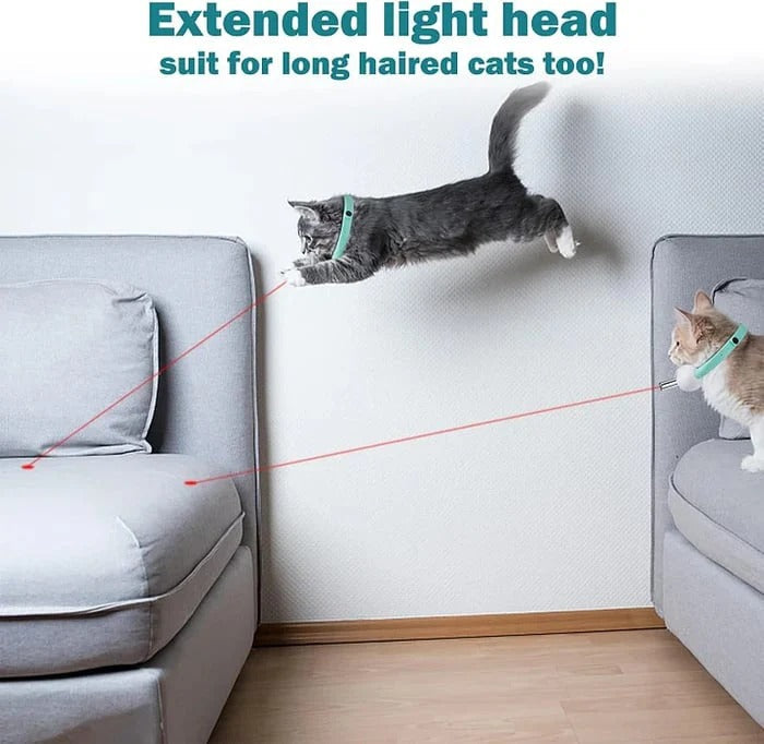Cat Collar Automatic Laser Hands-Free Adjustable Fit