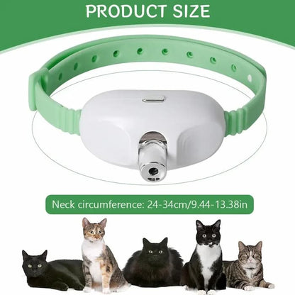 Cat Collar Automatic Laser Hands-Free Adjustable Fit