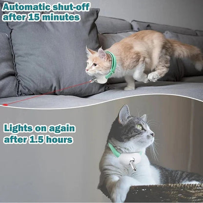Cat Collar Automatic Laser Play Adjustable TPU Band