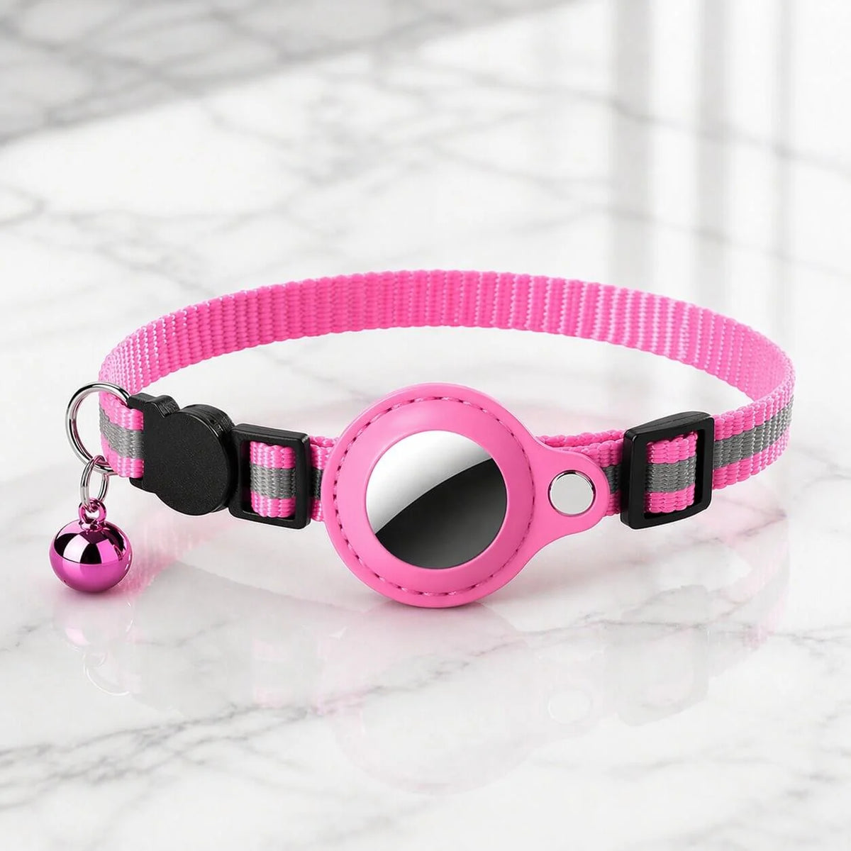 Cat Collar Tracker-Ready Breakaway & Reflective
