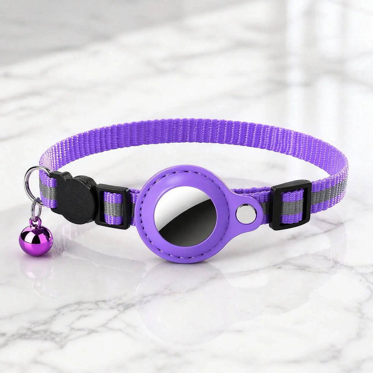 Cat Collar Tracker-Ready Breakaway & Reflective