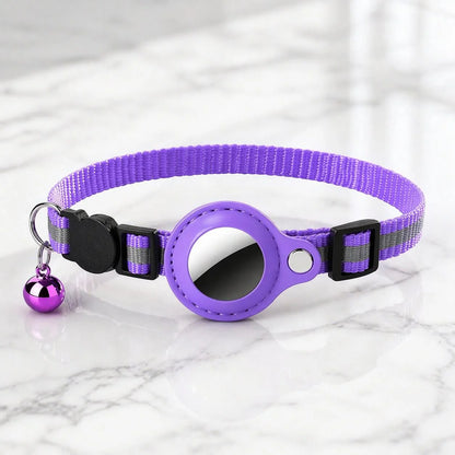 Cat Collar Tracker-Ready Breakaway & Reflective