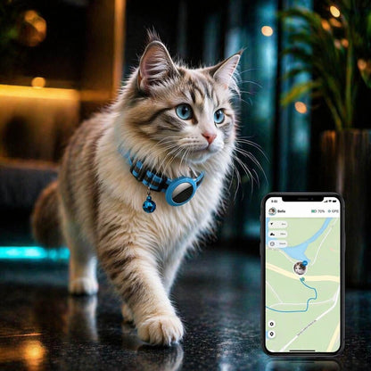 Cat Collar Tracker-Ready Breakaway & Reflective