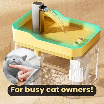 Cat Drinking Fountain 360° Water Flow Whisper-Quiet Pump