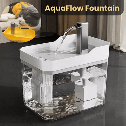 Cat Drinking Fountain 360° Water Flow Whisper-Quiet Pump