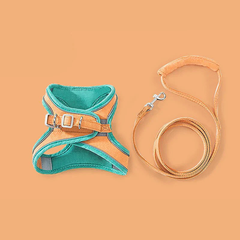 Cat Harness & Leash Padded Reflective Quick-Release