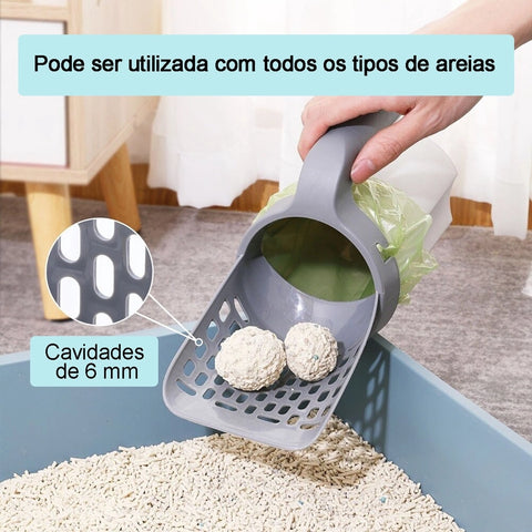 Cat Litter Scoop 2-In-1 Odor-Tight Biodegradable Bags