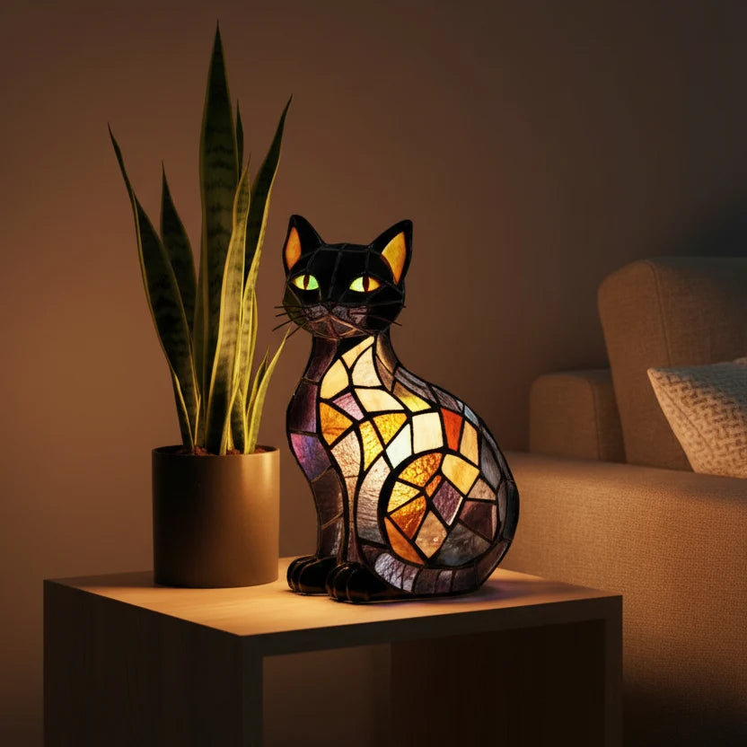 Cat Night Light Rechargeable Touch-Control Soft LED Glow