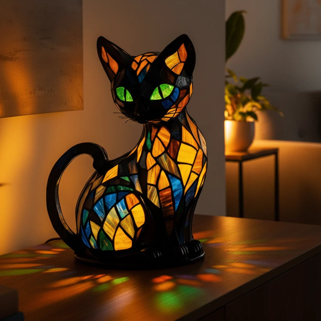 Cat Night Light Rechargeable Touch-Control Soft LED Glow