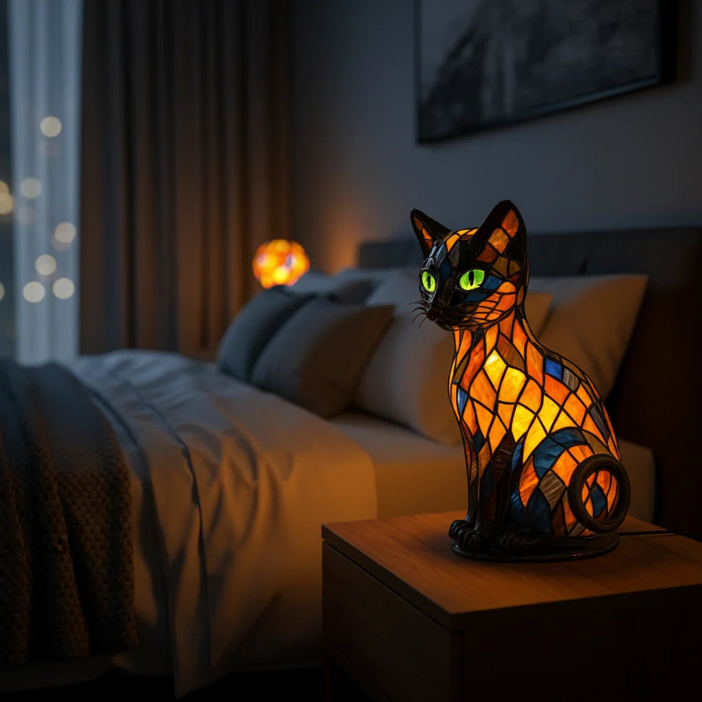 Cat Night Light Rechargeable Touch-Control Soft LED Glow