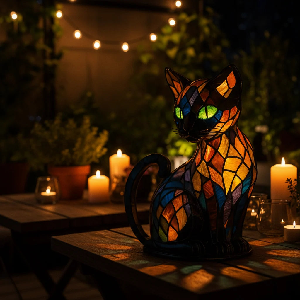 Cat Night Light Rechargeable Touch-Control Soft LED Glow