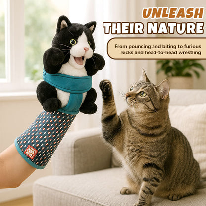 Cat Play Glove Thick Padded Detachable Plush Toy