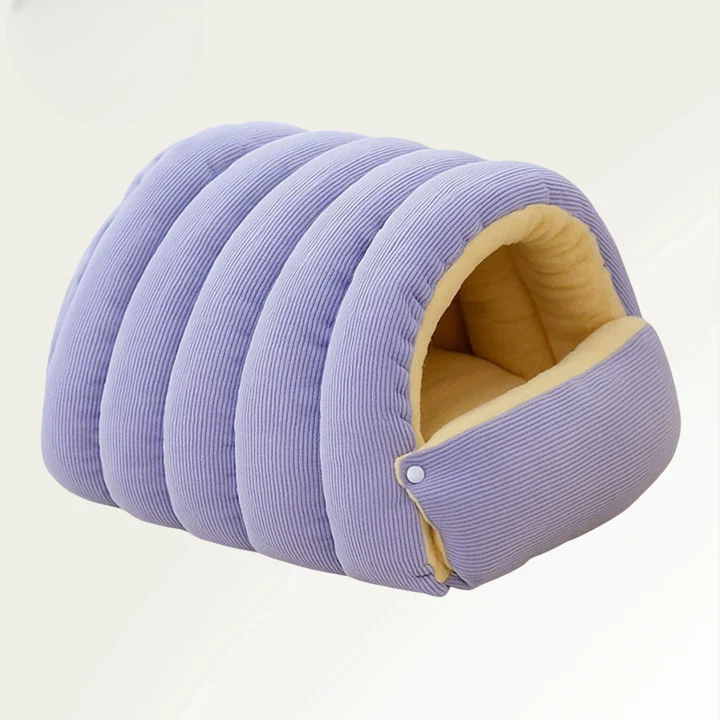 Cat & Small Dog Cave Bed Semi-Enclosed Magnetic Closure