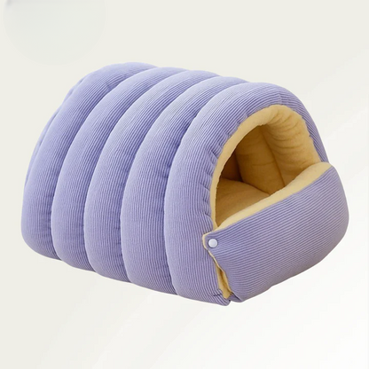 Cat & Small Dog Cave Bed Semi-Enclosed Magnetic Closure