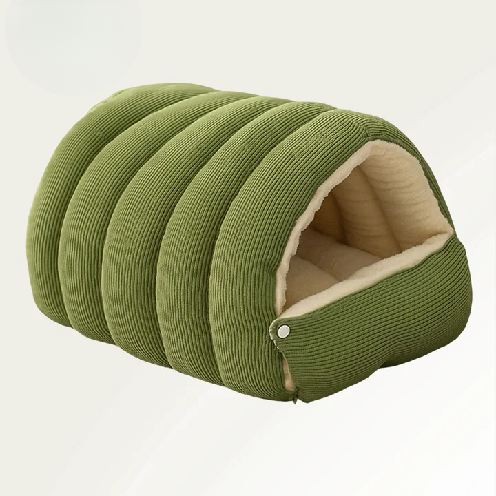 Cat & Small Dog Cave Bed Semi-Enclosed Magnetic Closure