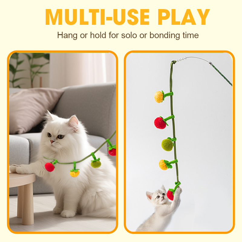 Cat Toy Interactive Bite-Resistant Catnip & Bell