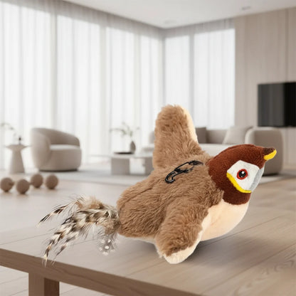 Cat Toy Interactive Plush Movement & Sounds USB Rechargeable