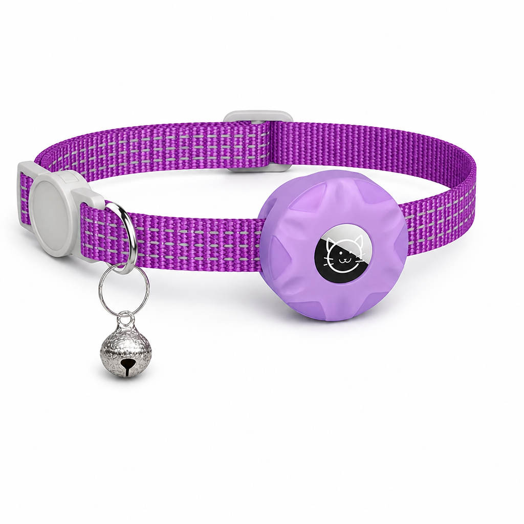 Cat Tracker Reflective Collar Android Network Long Battery Life