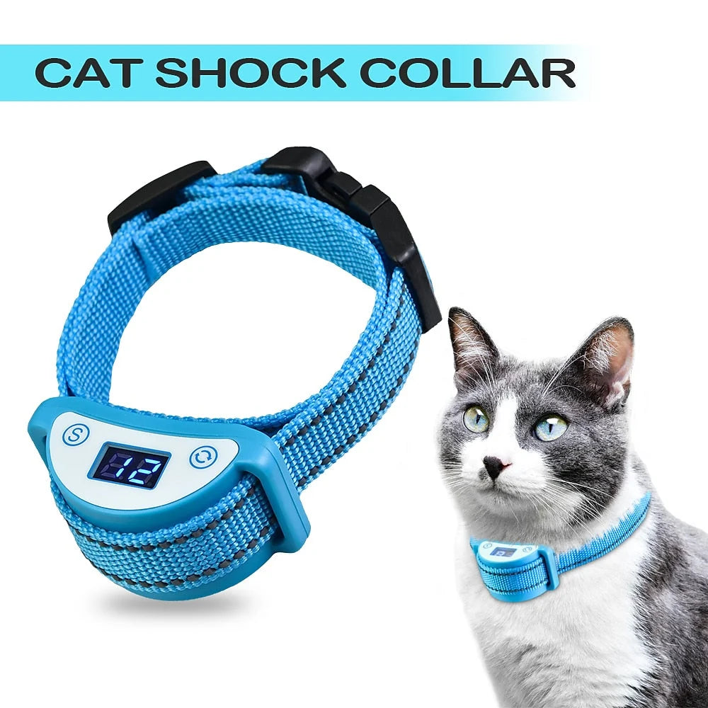 Cat Training Collar 3 Modes Rechargeable Waterproof