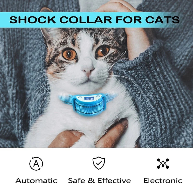 Cat Training Collar 3 Modes Rechargeable Waterproof