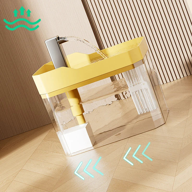 Cat Water Fountain Faucet-Style 1.5L Quiet Pump