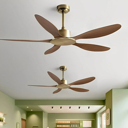 Ceiling Fan 5-Blade Quiet Reversible DC Motor