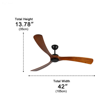 Ceiling Fan Reversible Airflow IP65 Water-Resistant Design