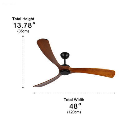 Ceiling Fan Reversible Airflow IP65 Water-Resistant Design