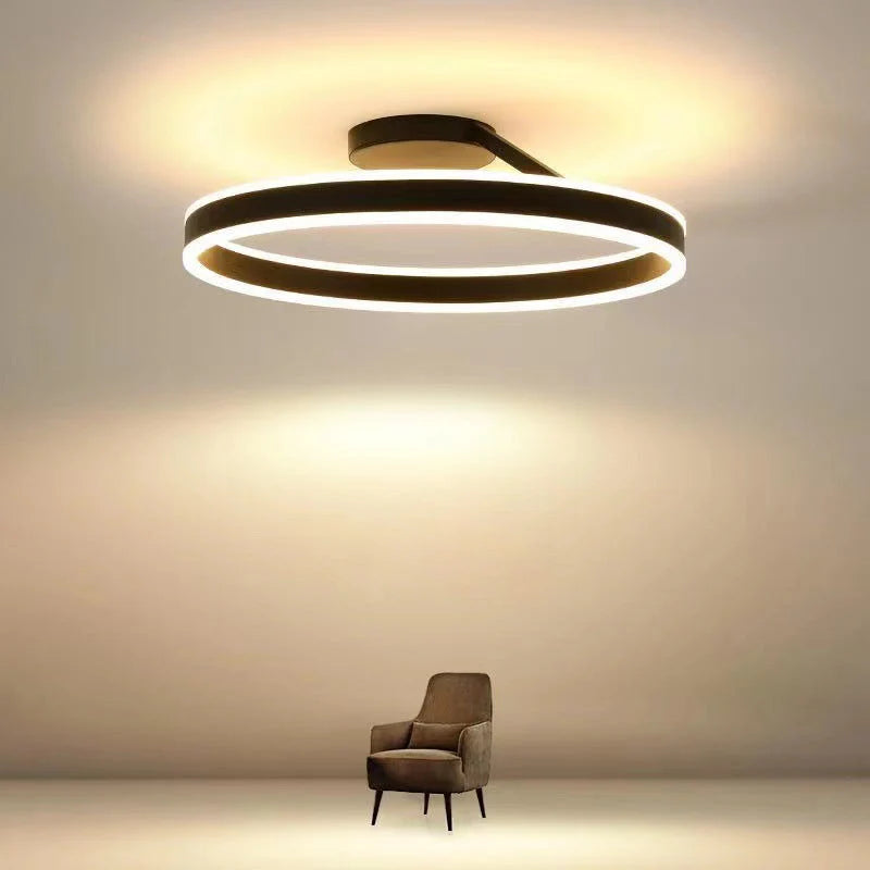 Ceiling Light Flush Mount LED Dimmable With Remote Control