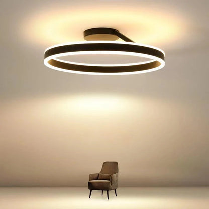 Ceiling Light Flush Mount LED Dimmable With Remote Control
