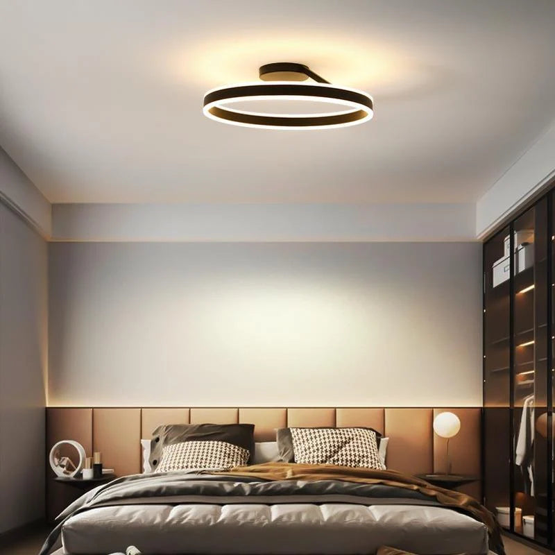 Ceiling Light Flush Mount LED Dimmable With Remote Control