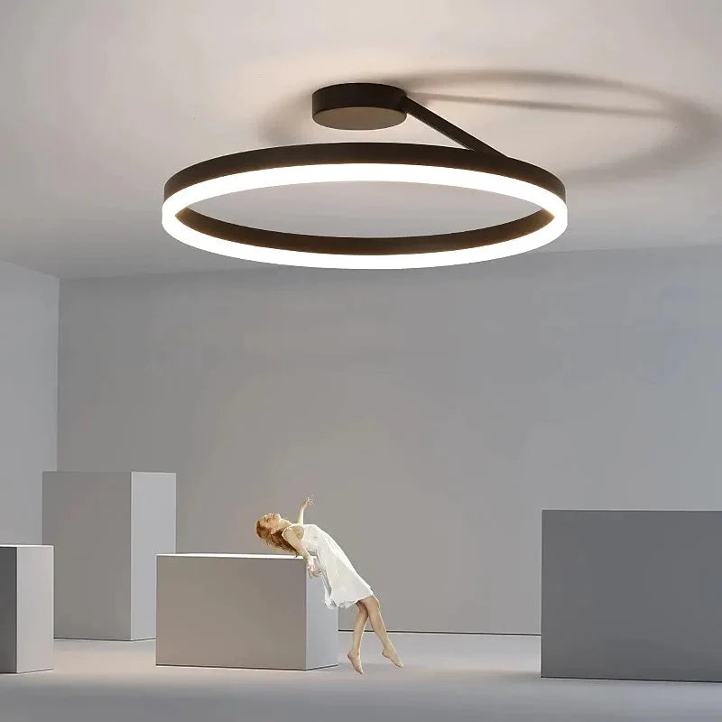 Ceiling Light Flush Mount LED Dimmable With Remote Control