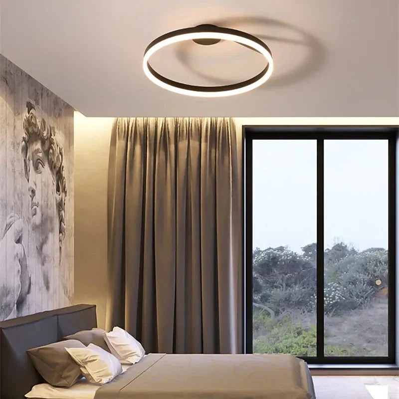 Ceiling Light Flush Mount LED Dimmable With Remote Control
