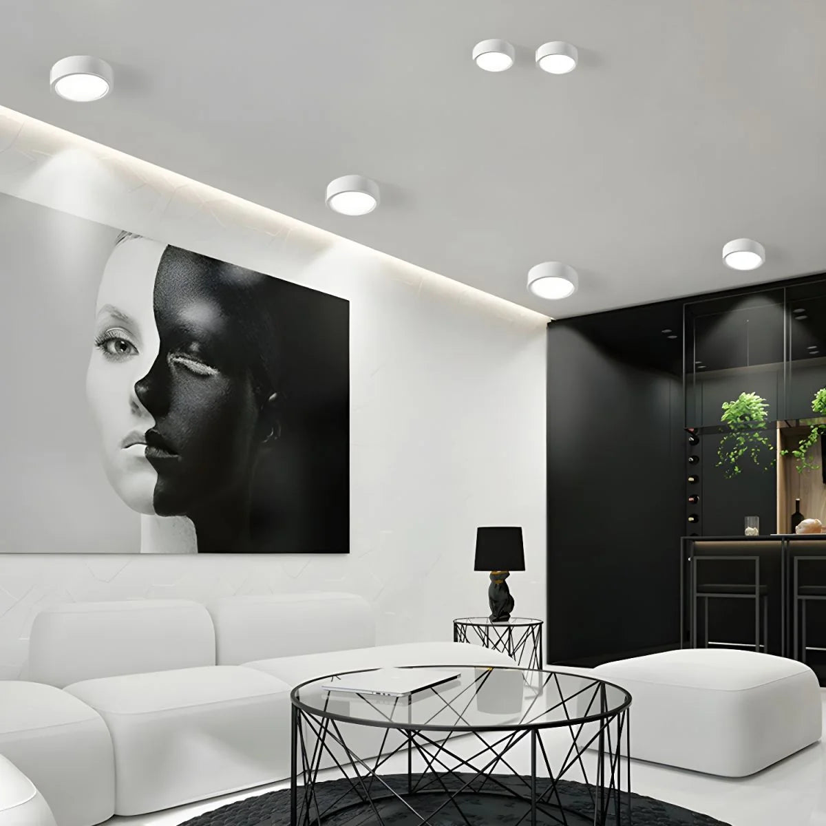 Ceiling Light LED Slim Profile Adjustable Color Temperature