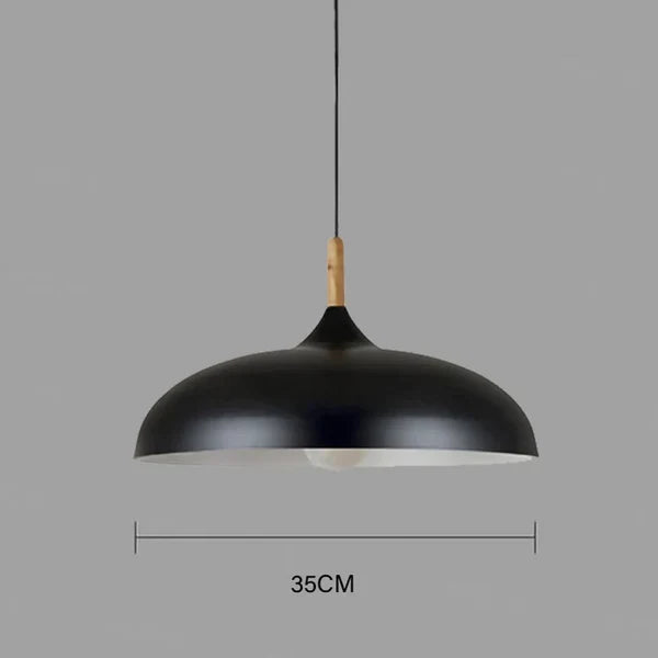 Ceiling Light Northern Oak & Iron 35 cm Diameter
