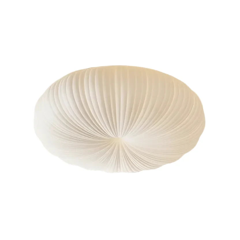 Ceiling Light Pleated Warm White LED Flush Mount