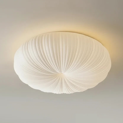 Ceiling Light Pleated Warm White LED Flush Mount