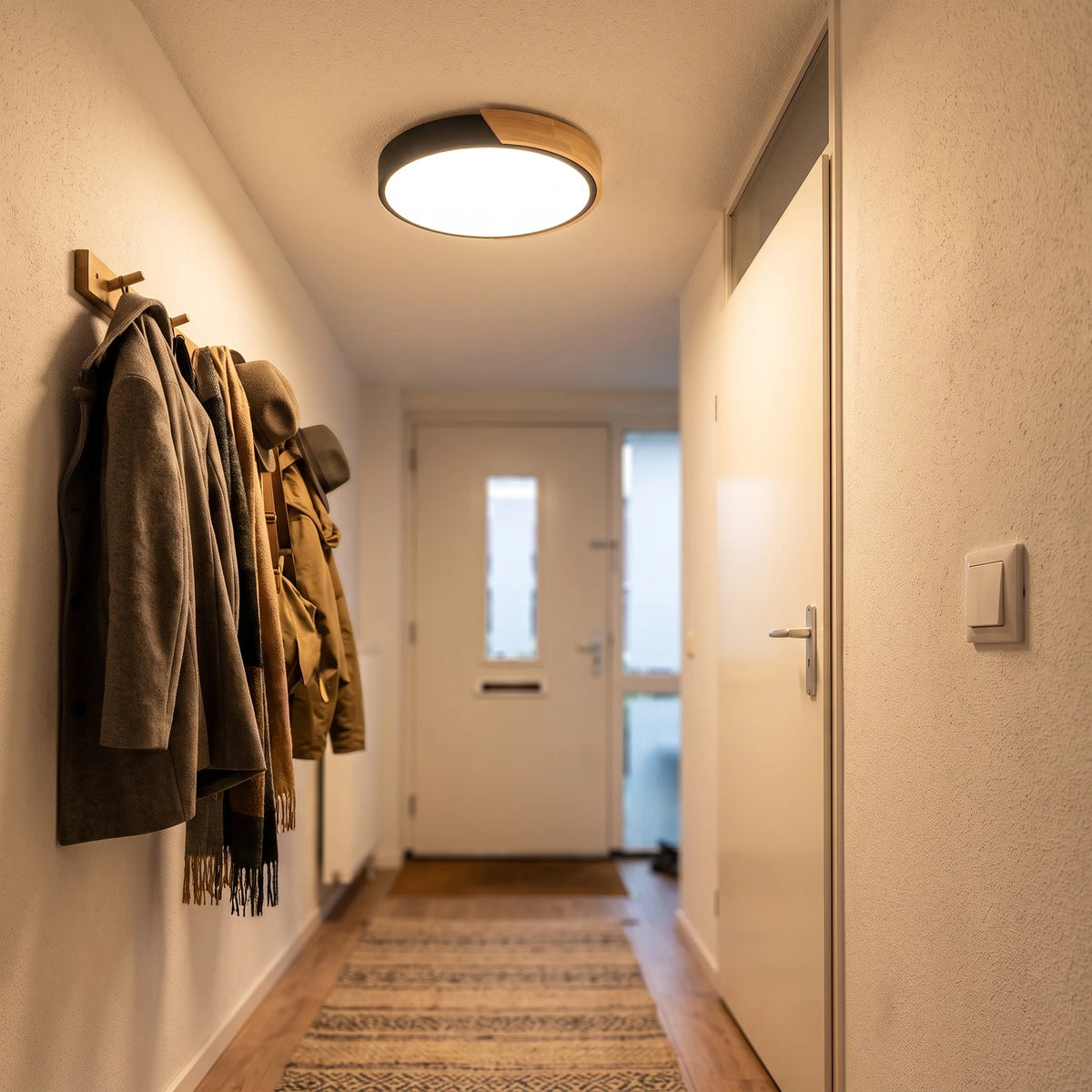 Ceiling Light Round Macaron Design Integrated LED