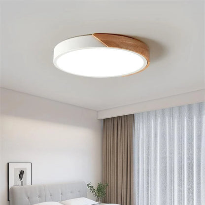 Ceiling Light Round Macaron Design Integrated LED