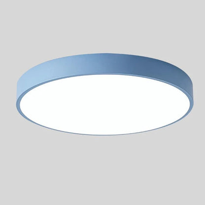 Ceiling Light Round Macaron Design Integrated LED