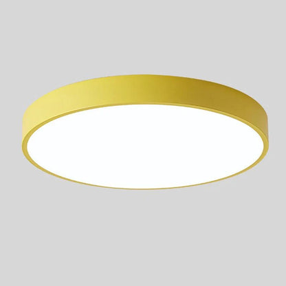 Ceiling Light Round Macaron Design Integrated LED