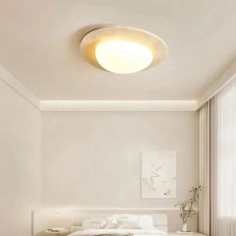Ceiling Light Warm White LED Natural Stone Style
