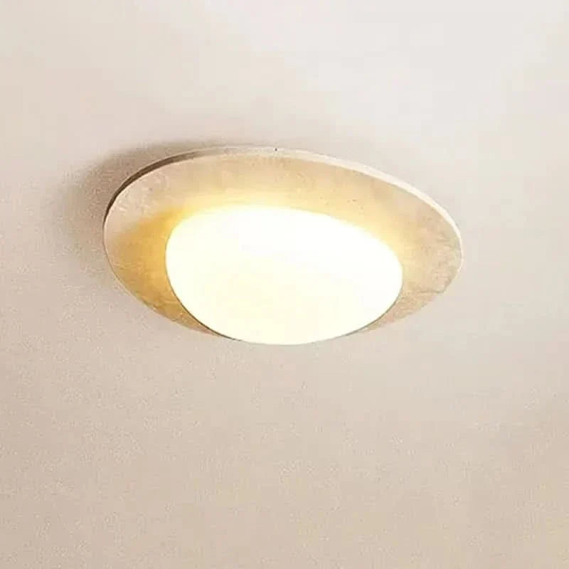 Ceiling Light Warm White LED Natural Stone Style