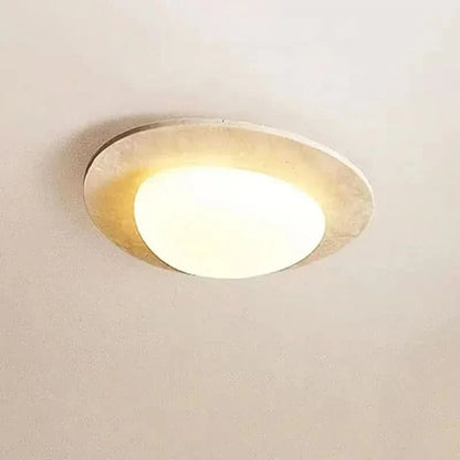 Ceiling Light Warm White LED Natural Stone Style
