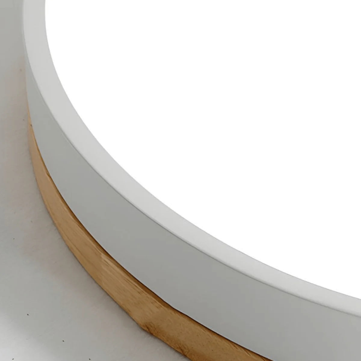 Ceiling Light Wood Accent Neutral White LED