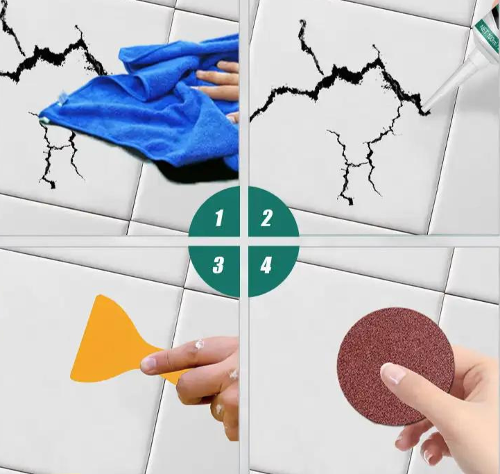 Ceramic Repair Paste Fast-Drying Heat & Water-Resistant