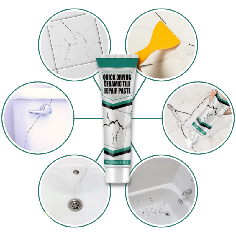 Ceramic Repair Paste Fast-Drying Heat & Water-Resistant