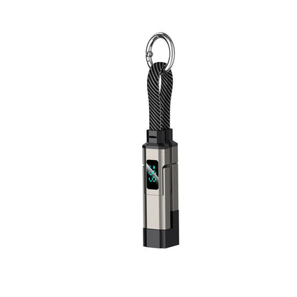 Charging Cable Keychain 4-in-1 65W Digital Power Display