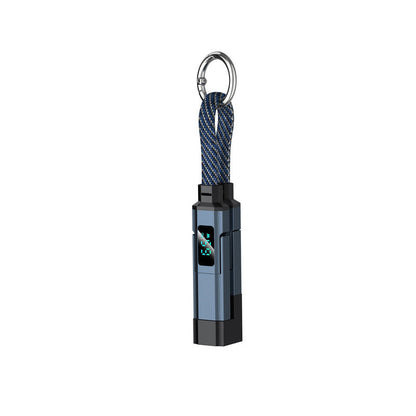 Charging Cable Keychain 4-in-1 65W Digital Power Display